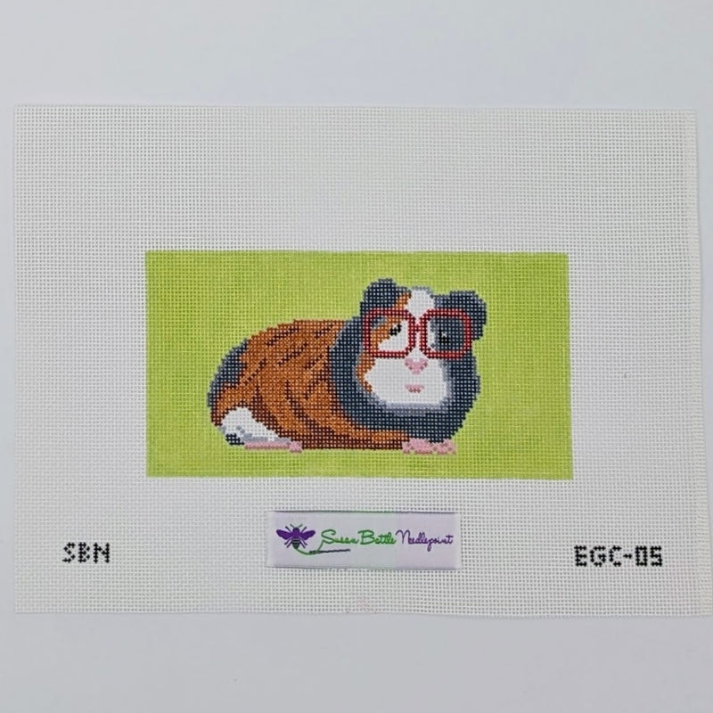 Guinea Pig w. Glasses Eye Glass Case