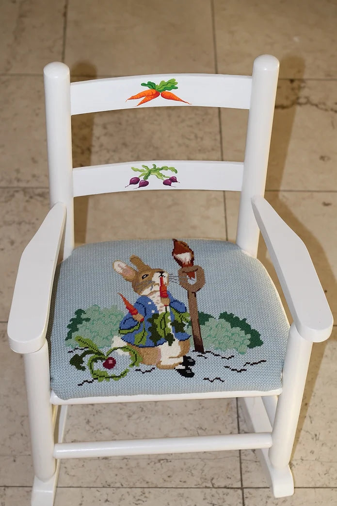 CHC-01 - Child's Chair Seat - Peter Rabbit in Mr MacGregor's Garden