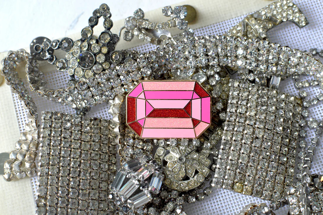 Pink Diamond Needle Minder