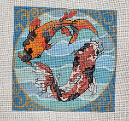 R1242 - Koi Fish Duo