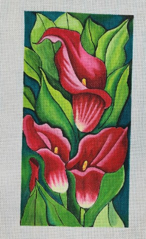 R1243 - Dark Pink Calla Lily Trio