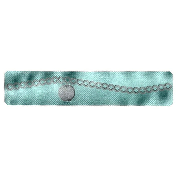 RD 019 - Silver Charm on Blue Bracelet