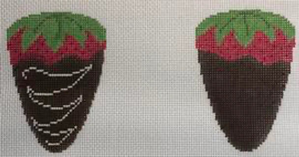 RD 074 - Chocolate Strawberry Scissor Case (Two Parts)