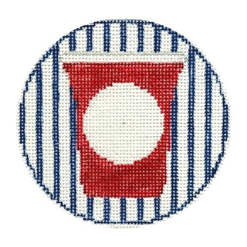 RD 117 - Red Cup Monogram Round