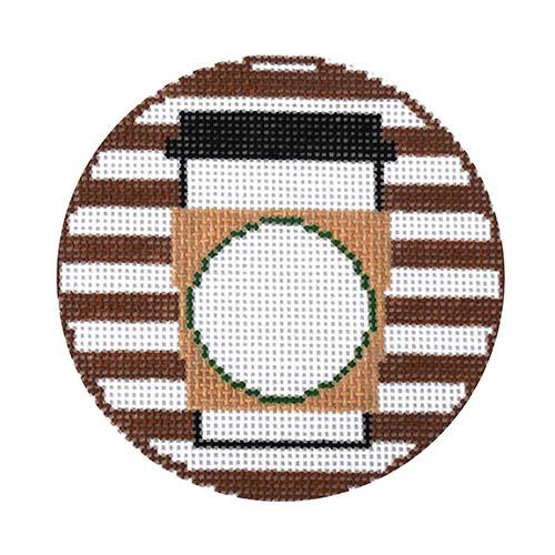 RD 119 - Coffee Monogram Round