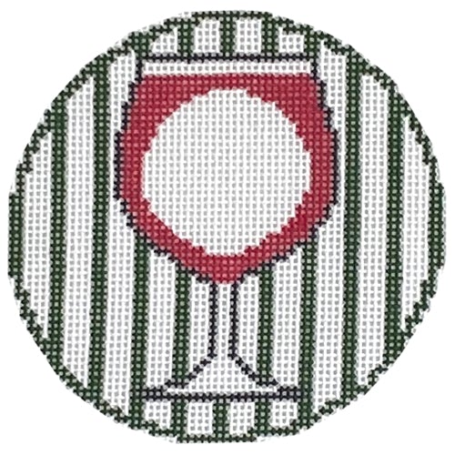 RD 120 - Wine Monogram Round