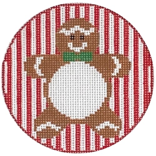 RD 134 - Gingerbread Boy Monogram Round