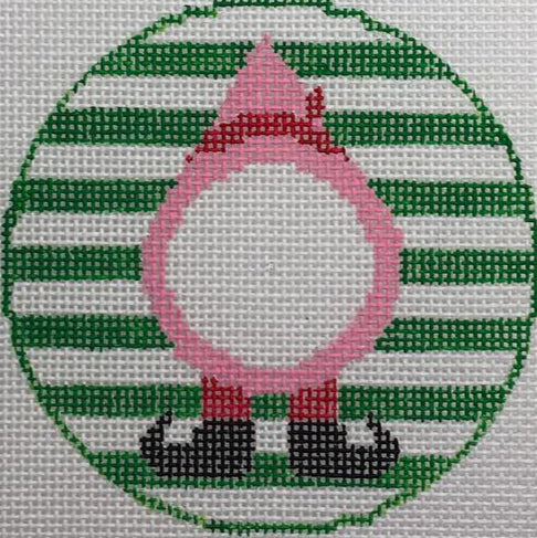 RD 136 - Elf Girl Monogram Round