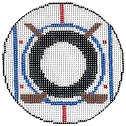 RD 149 - Ice Hockey Monogram Round