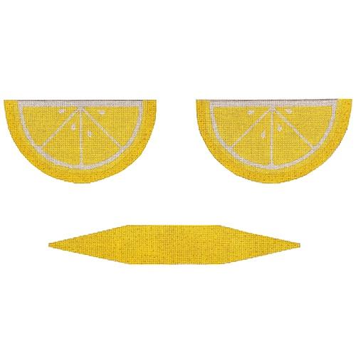 RD 172 - Lemon Large Wedge Purse (Three Parts)