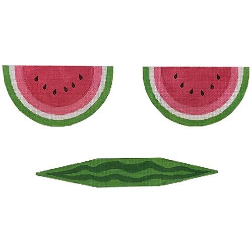 RD 173 - Watermelon Large Wedge Purse (Three Parts)