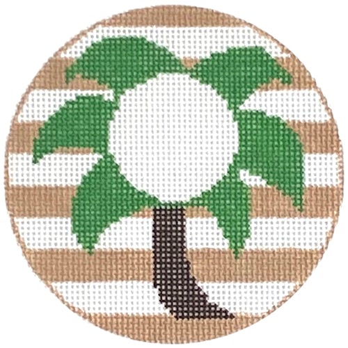 RD 182 - Palm Monogram Round
