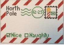 RD 243 - Blank North Pole Mini Letter