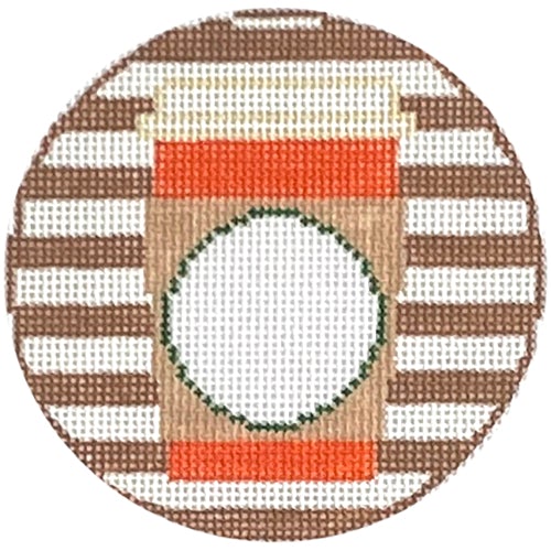 RD 289 - Pumpkin Cup Monogram Round