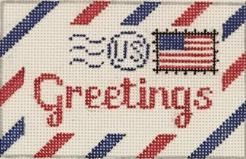 RD 388 - Red and Blue Greeting Passport Insert