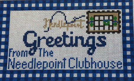 RD 394 - Needlepoint Clubhouse Mini Letter