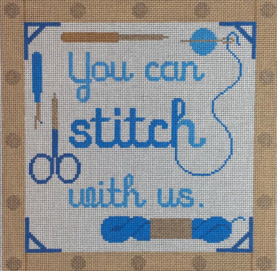 RD 405B - You Can Stitch with Us Blue