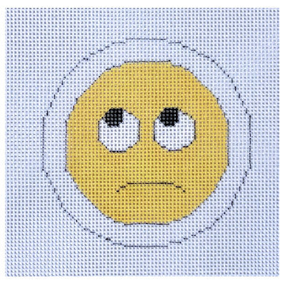 Rolling Eyes Emoji Ornament