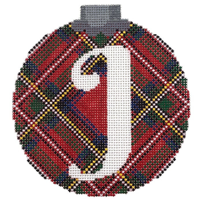 CO26A J - Royal Stewart Plaid with Letter J