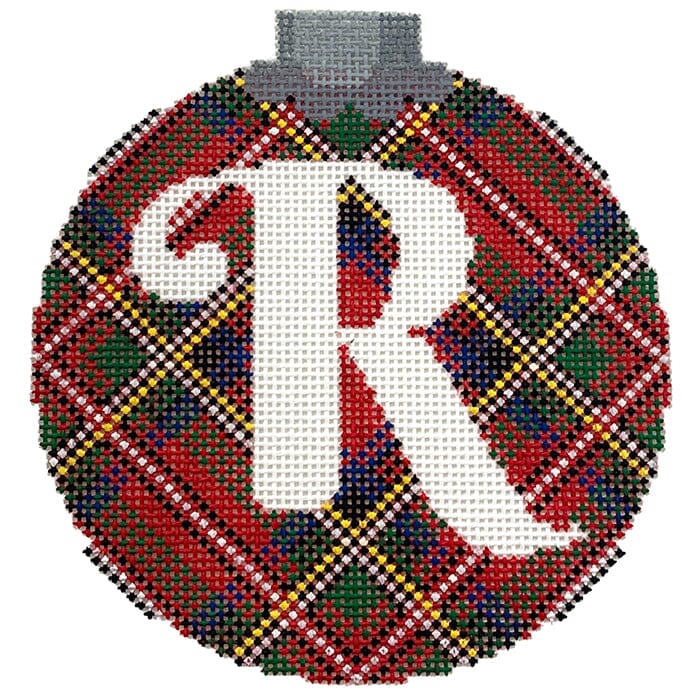 CO26A R - Royal Stewart Plaid with Letter R