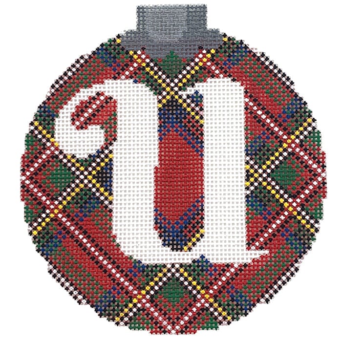 CO26A U - Royal Stewart Plaid with Letter U