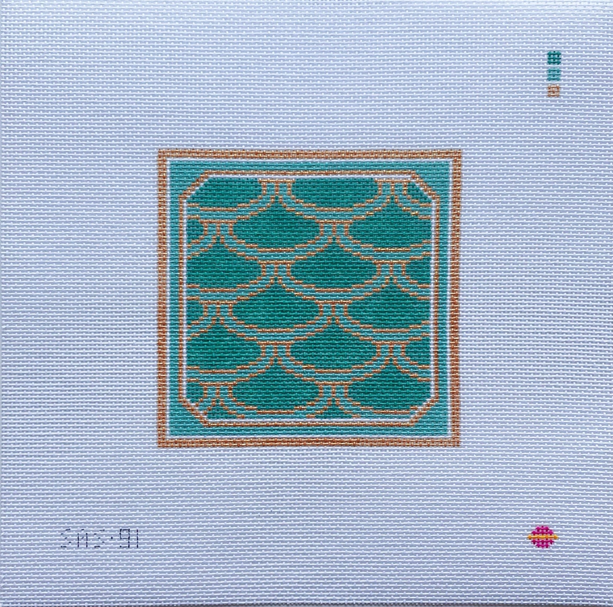 SAS-91 - Mermaid 4" Square