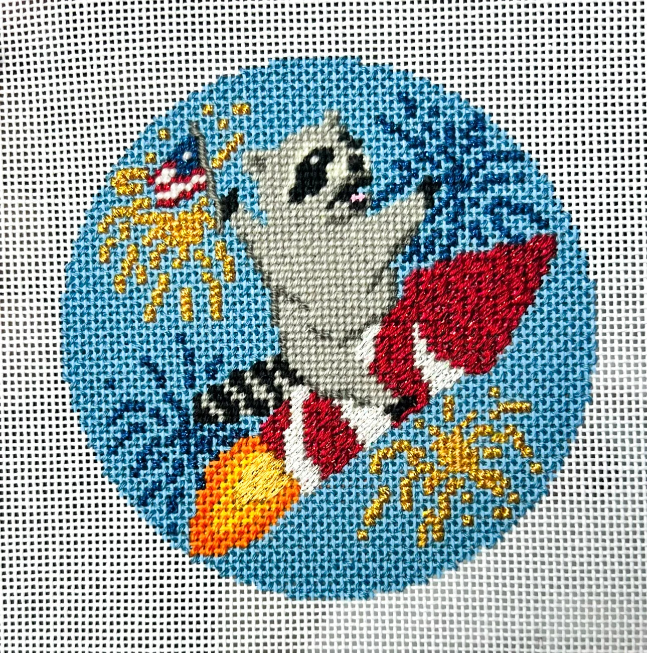 SBS109 - "Sparky" Raccoon July 4th