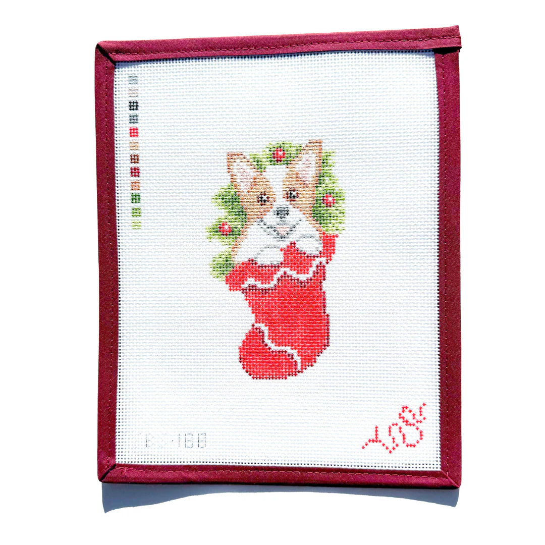 SBS188 - Corgi in a Stocking