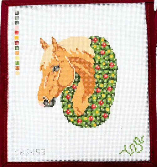 SBS193 - Palamino Christmas Horse