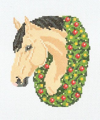 SBS195 - Buckskin Christmas Horse