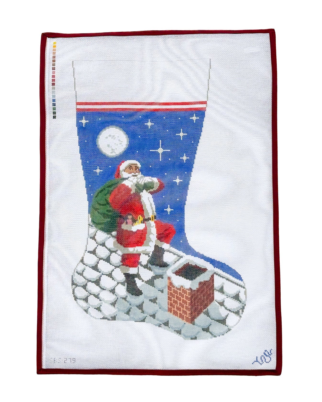 SBS279 - Santa on the Roof Top Stocking
