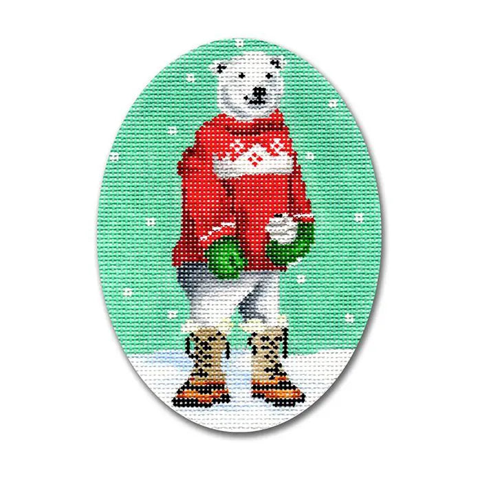 SC-XO19 - Polar Bear with Red Sweater