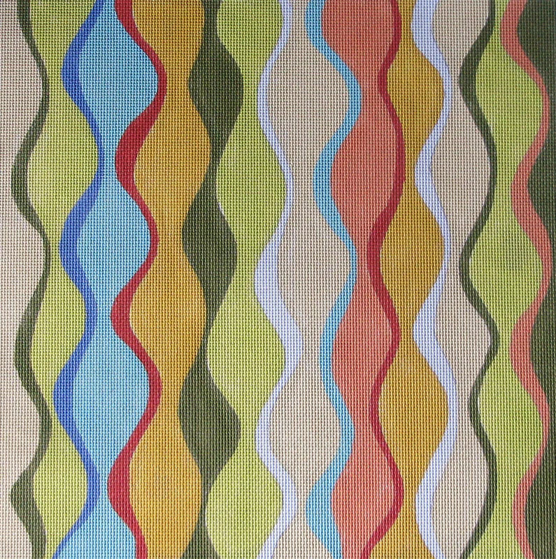 SC203 - Wavy Harlequin - Oranges