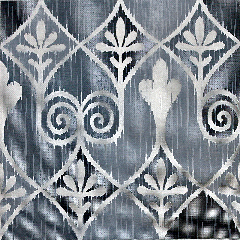 SC231 - Ikat I in Blacks and Grays