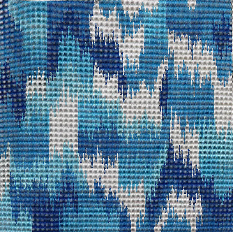 SC237 - Ikat VI Flame in Blues