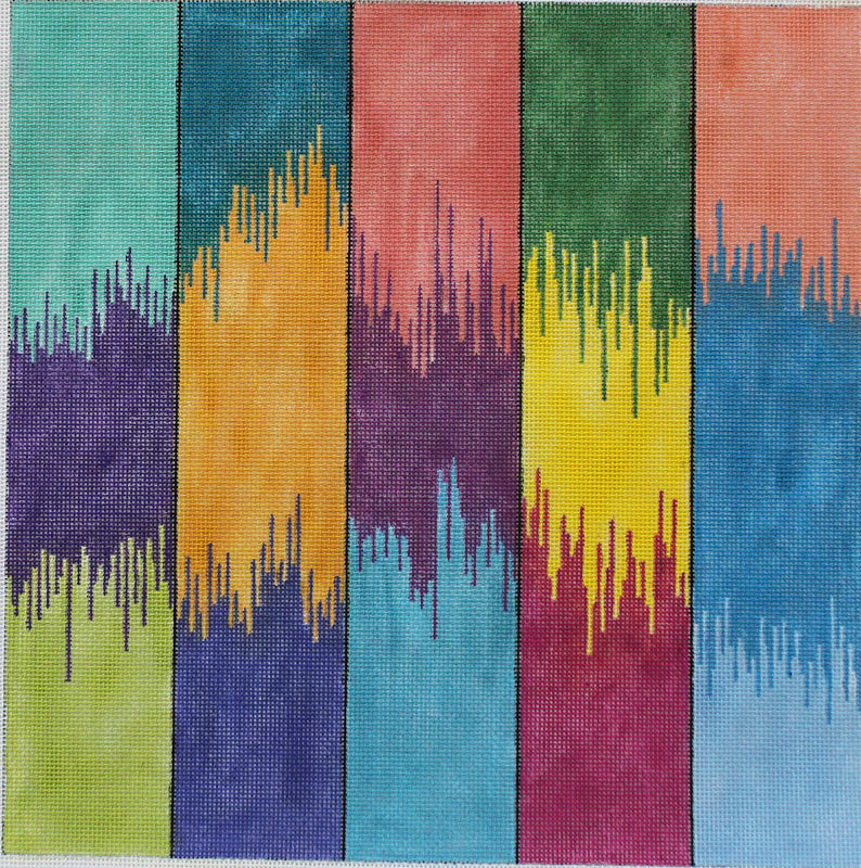 SC279 - Ikat - Colorful Stripes