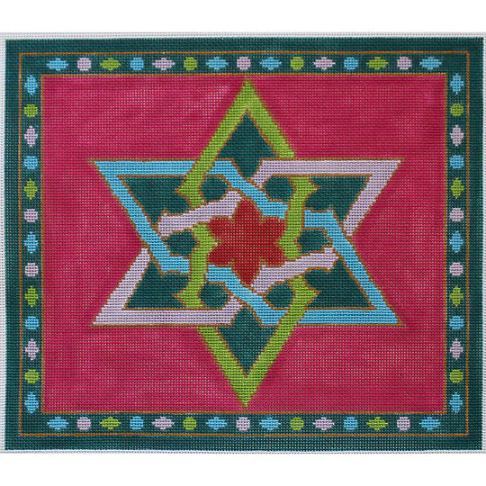 SC902T - Tallis - Star of David in Pinks