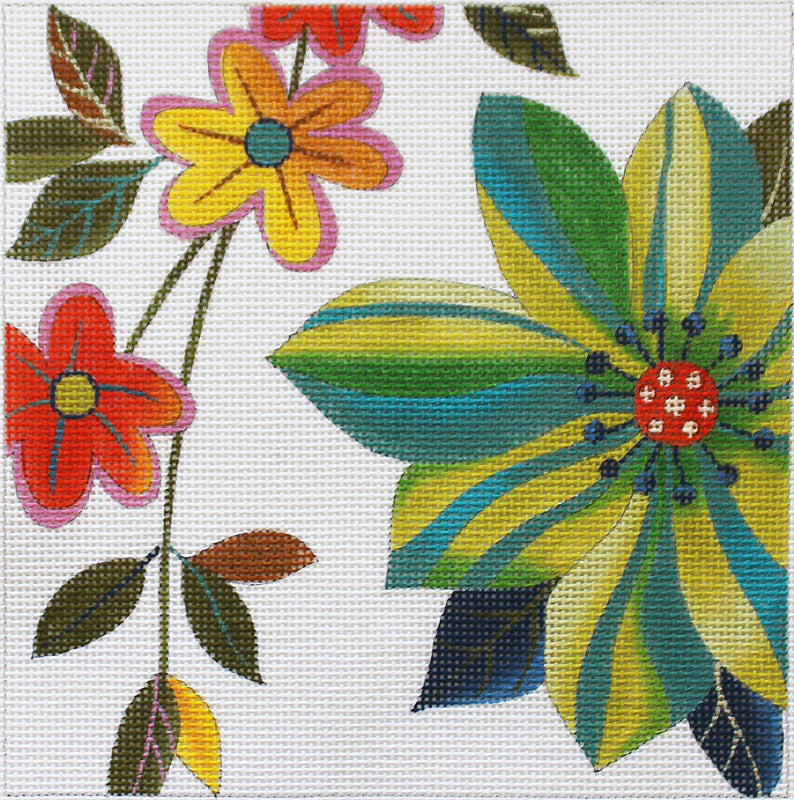 SH1815 - Floral Square: Green