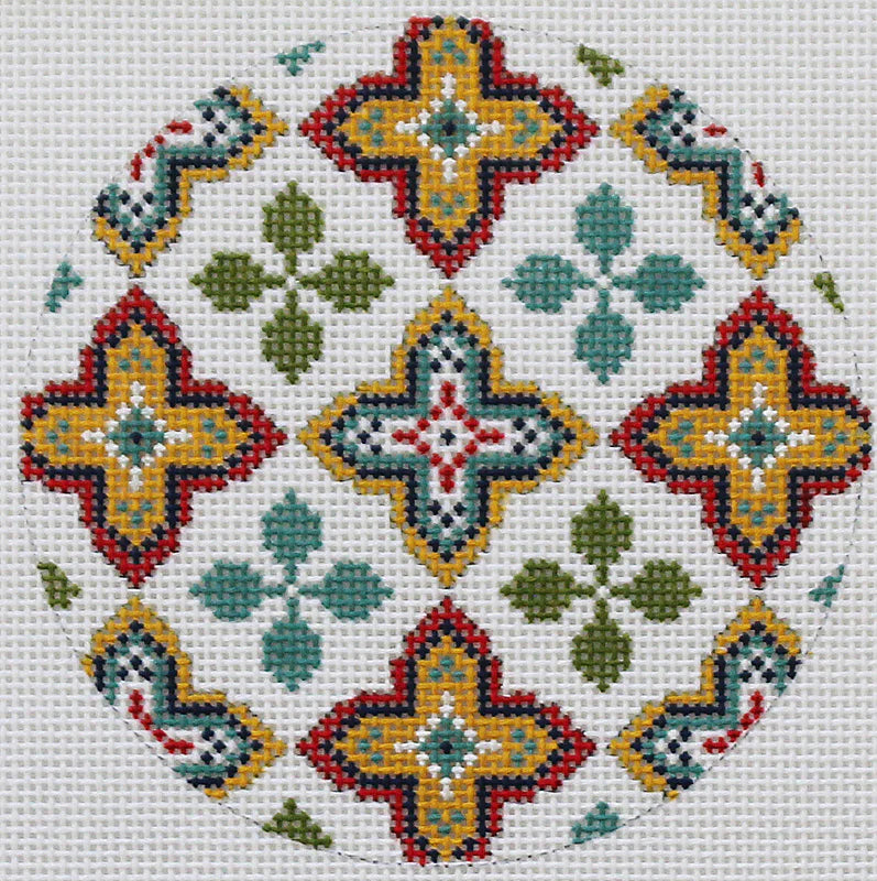 SH1819 - Primary Colors Ornaments:  Quatrefoil Cluster