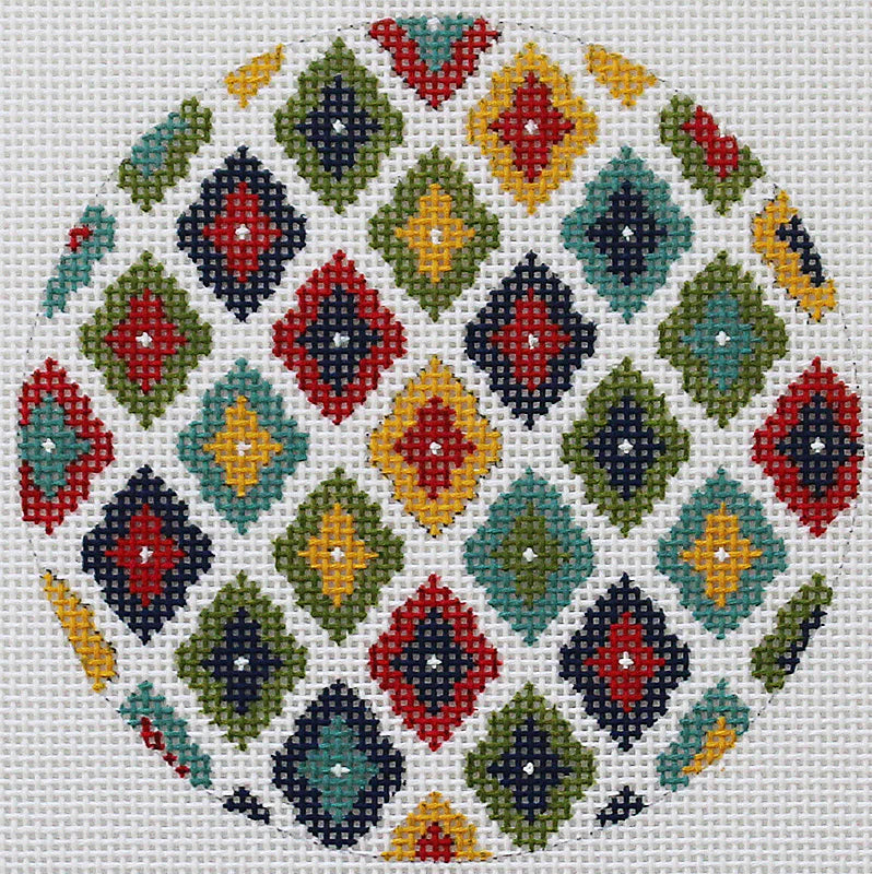 SH1820 - Primary Colors Ornaments:  Diamonds