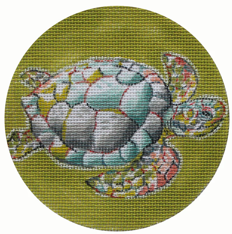 SH1829 - Ornaments - By the Sea: Turtle on Lime