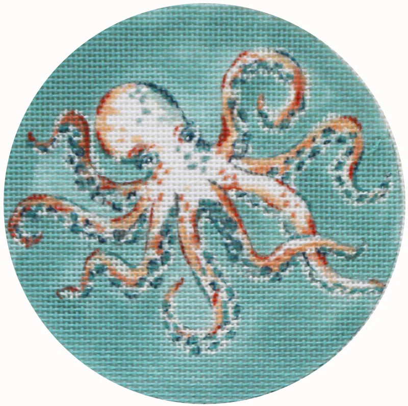 SH1830 - Ornaments - By the Sea: Octopus on Aqua