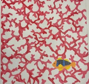 SI192A - Coral with Fish - Red