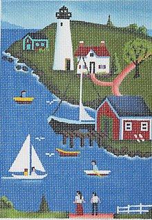 SK1013 - Lighthouse at the Harbor