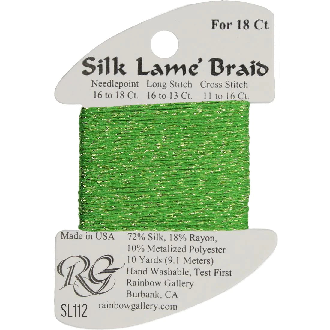 Silk Lame Braid 18 CT (SL100 - SL199)