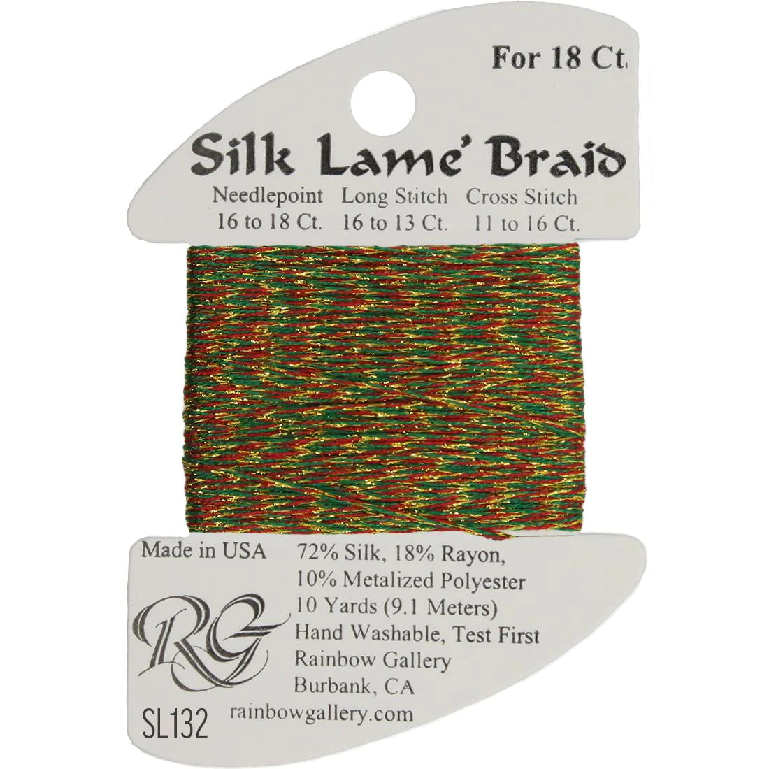 Silk Lame Braid 18 CT (SL100 - SL199)