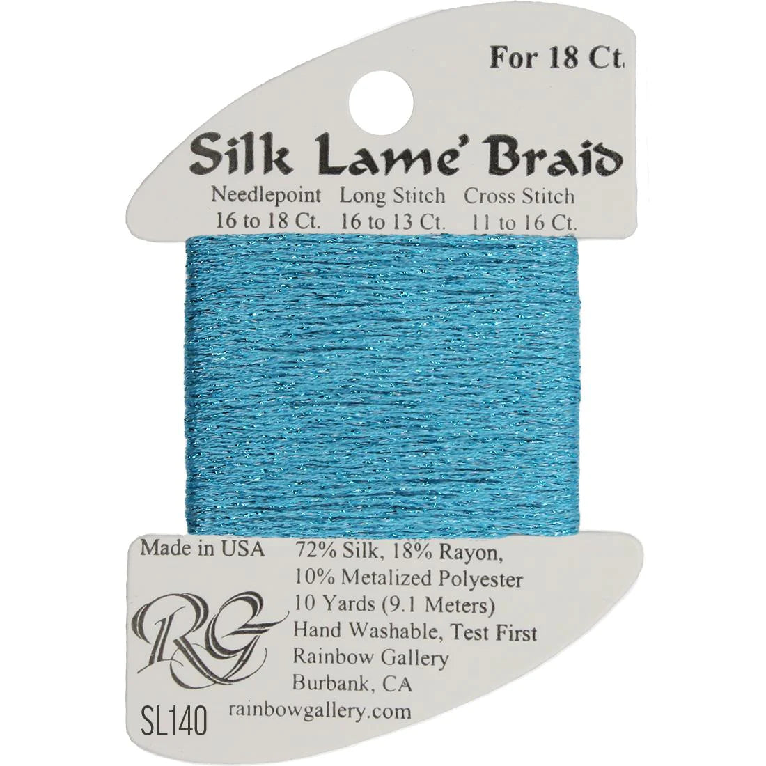 Silk Lame Braid 18 CT (SL100 - SL199)