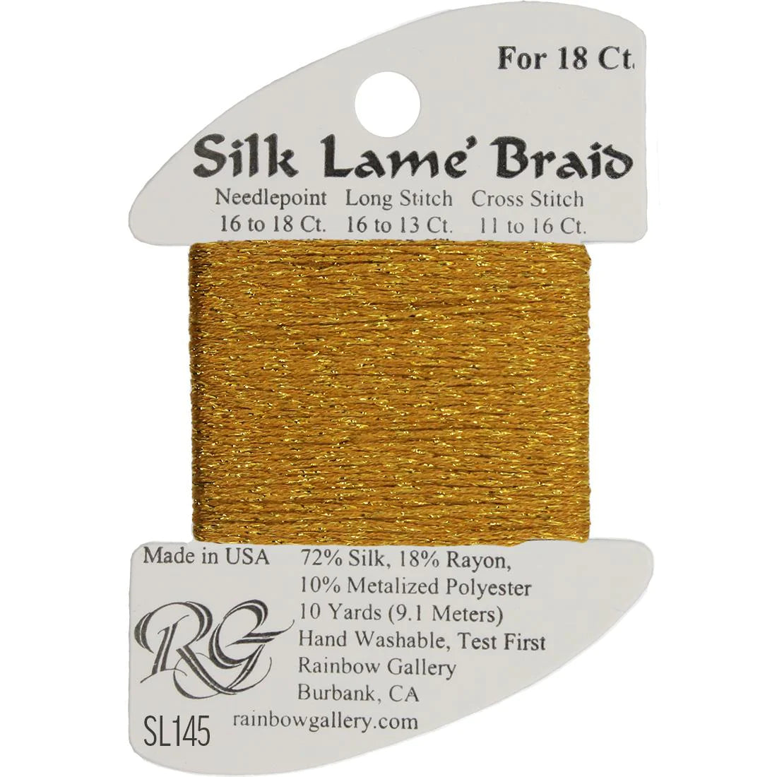 Silk Lame Braid 18 CT (SL100 - SL199)