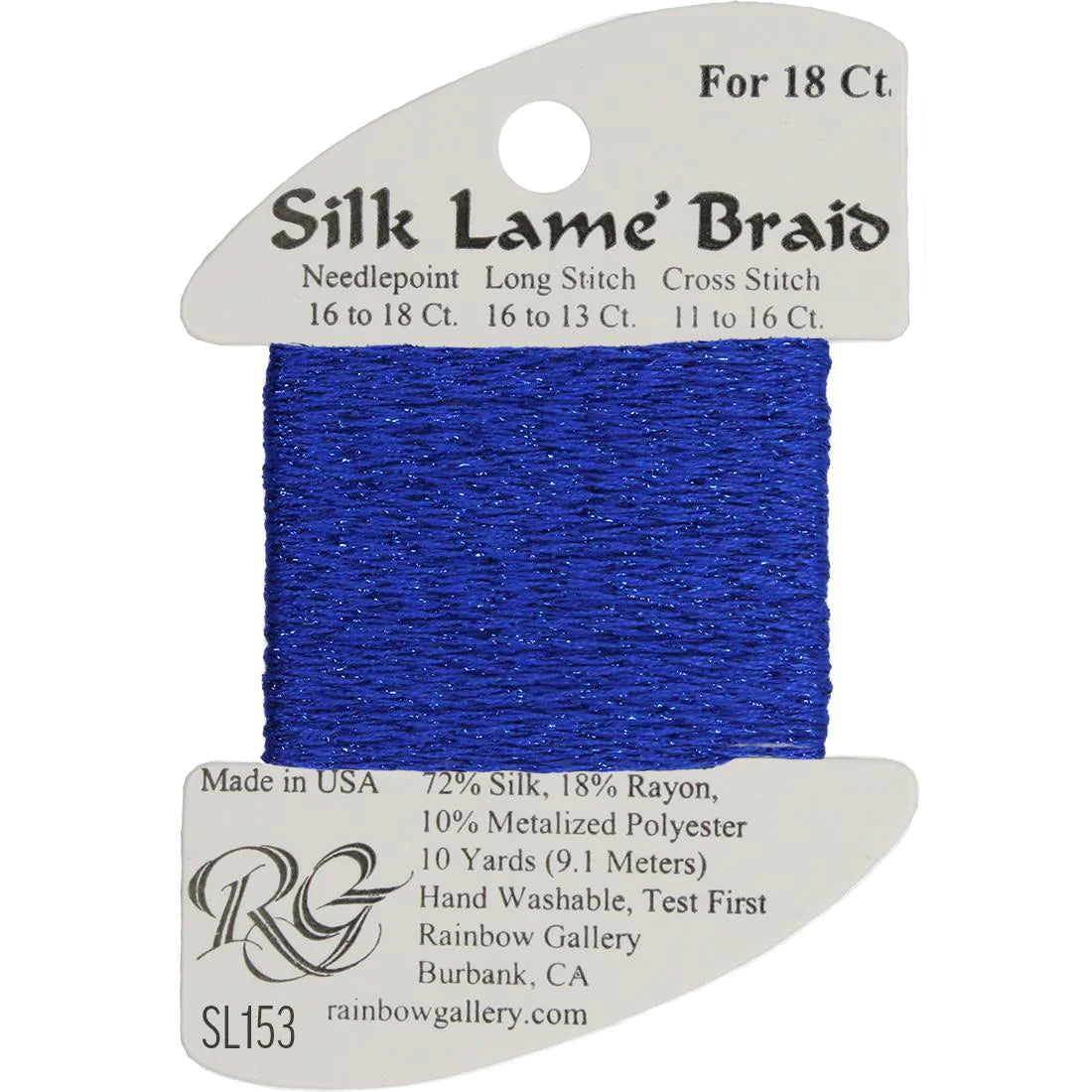 Silk Lame Braid 18 CT (SL100 - SL199)