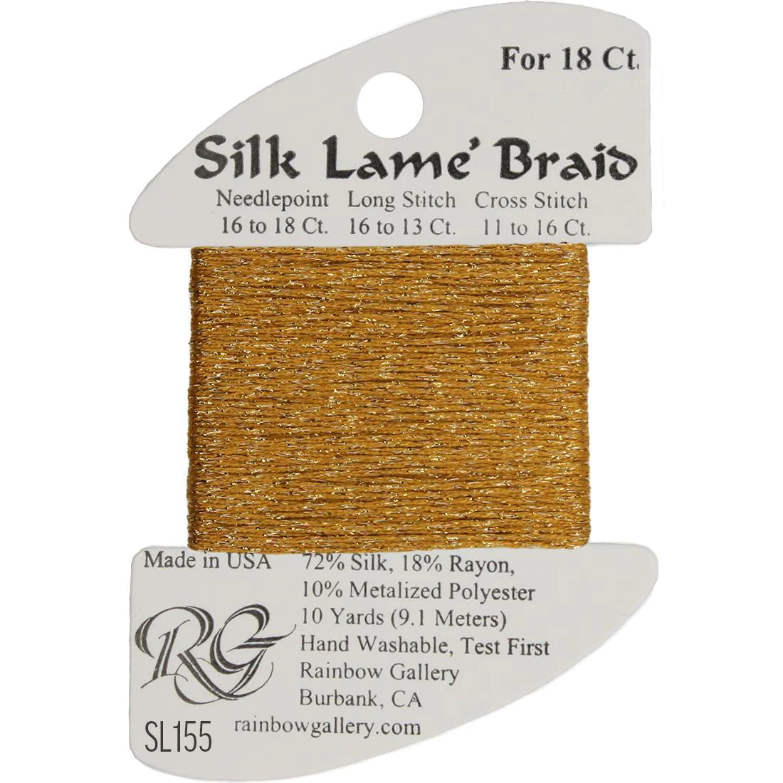 Silk Lame Braid 18 CT (SL100 - SL199)